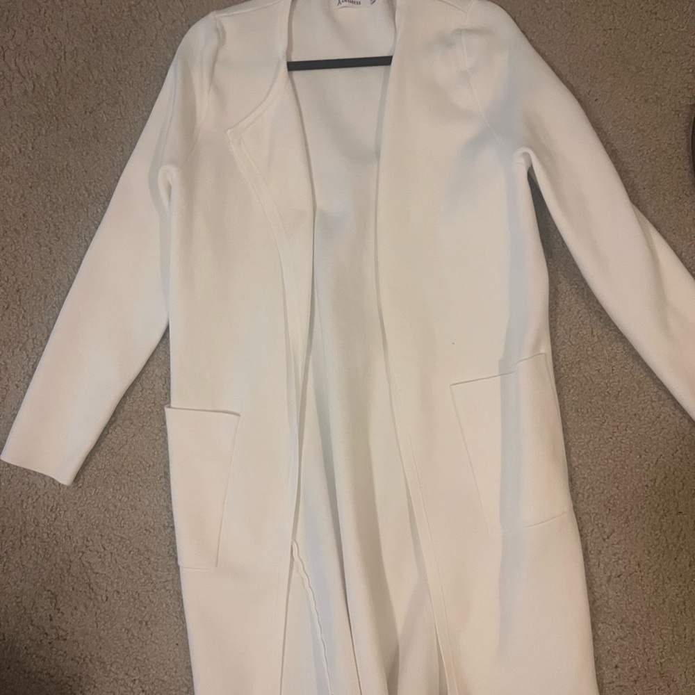 Elegant White Women's Coat